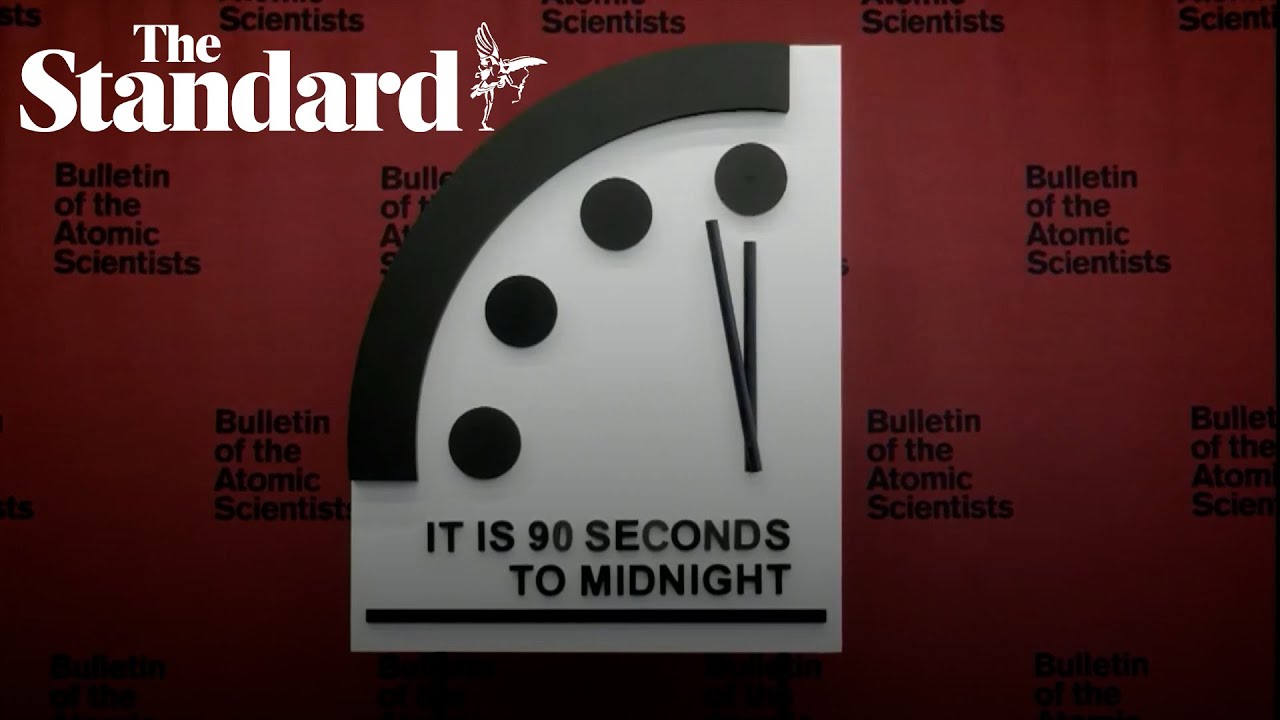 The Doomsday Clock has remained at 90 seconds to midnight for a second year in a row