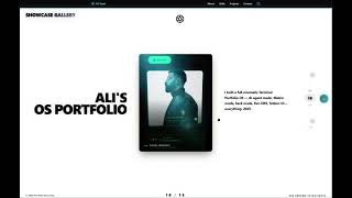 I Built a Showcase Gallery That Feels Alive — Watch the UI Move🔥