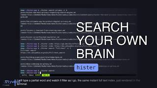 Hister: a local search engine for every page you read and every file you keep (asciimoo/hister)
