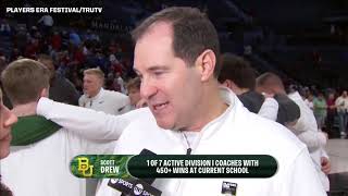 Baylor Scott Drew Post-Game Interview after Win vs. Creighton