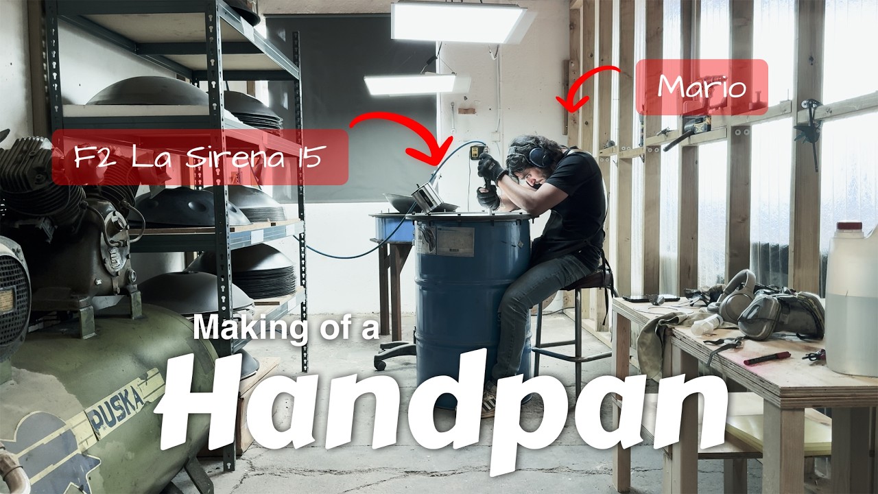 Making of a handpan - F2 La Sirena 15