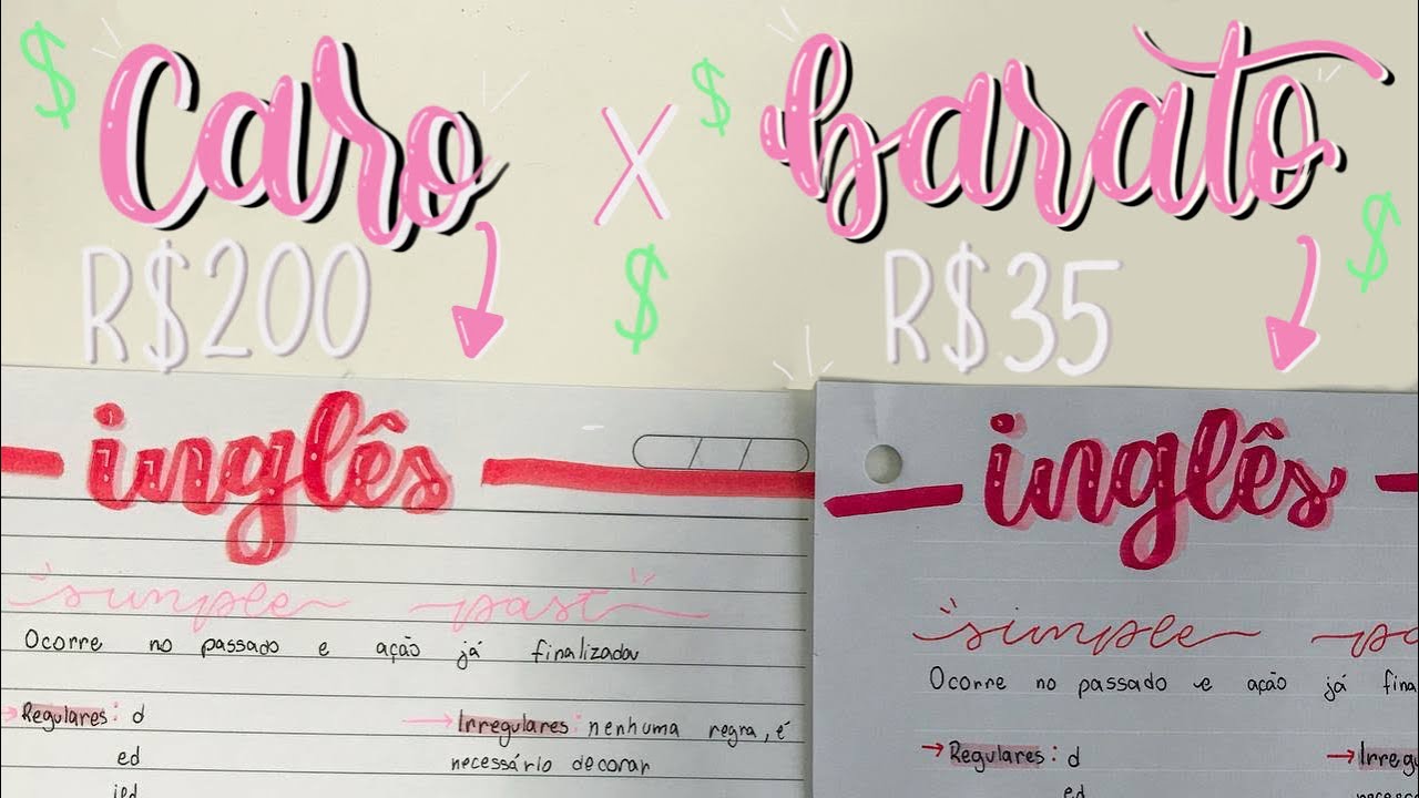 CARO VS BARATO DE PAPELARIA| cis dual brush x tombow e qual a melhor caneta em gel?