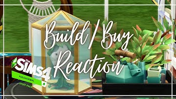 My Obligatory Reaction Video for The Sims 4 Paranormal Stuff Build/Buy Items