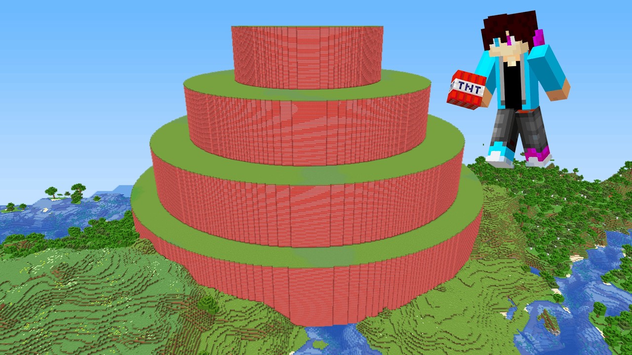 Minecraft's Grootste TNT Explosie