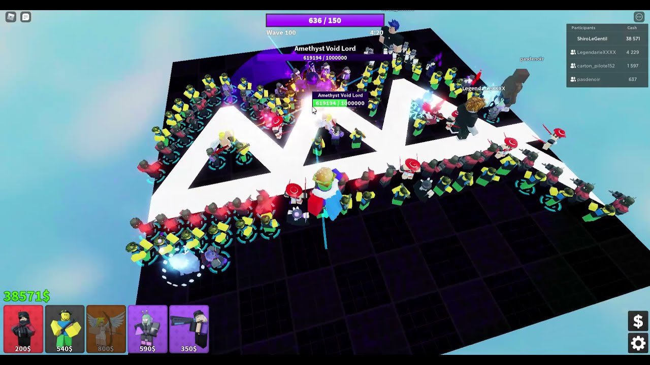 Roblox Arena Tower Defense Level 100 BOSS YouTube