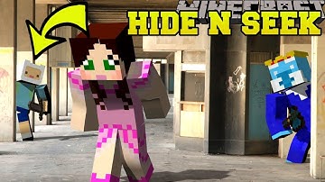 Minecraft: ADVENTURE TIME HIDE AND SEEK!! - Morph Hide And Seek - Modded Mini-Game