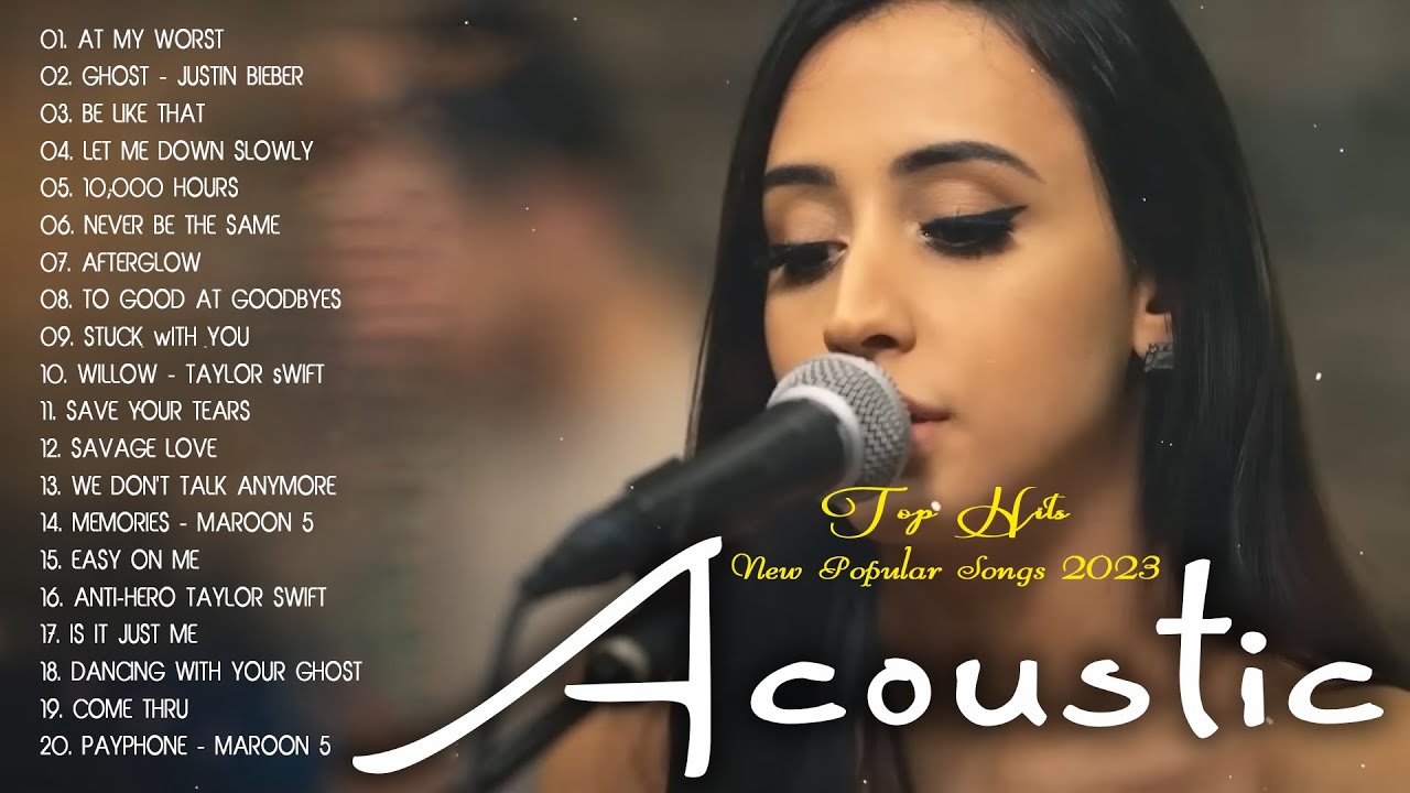 English Acoustic Cover Love Songs 2023 Best Ballad Guitar Acoustic