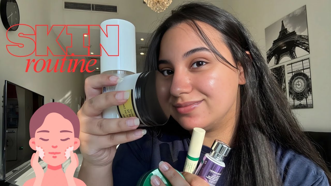 روتين بشرتي المختلطه بالتفاصيل