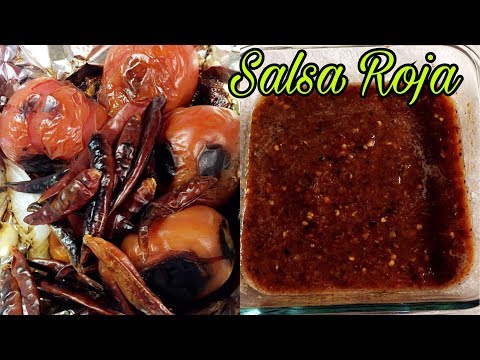 Salsa Roja Mexicana con chiles de Arbol