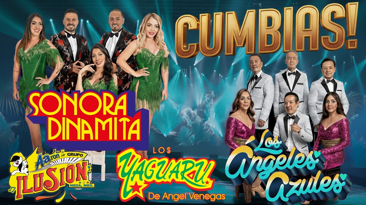 CUMBIAS DEL RECUERDO PARA BAILAR 🎉 LOS ÁNGELES AZULES, SONORA DINAMITA