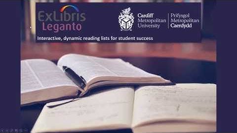 Leganto Reading Lists