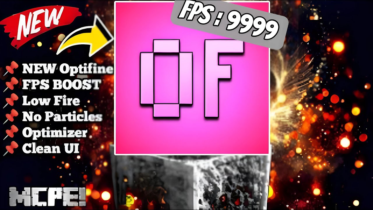 Optifine Fix Lag Minecraft Pe 1.21+ | FPS BOOST MCPE - YouTube