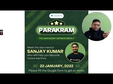 Face-to-Face Interaction | Parakram by Unacademy | Sanjay Kumar Ex IMA, IA & IB | SAV