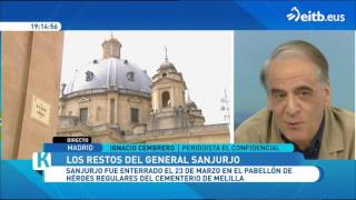 Ignacio Cembrero, sobre funeral clandestino de Sanjurjo