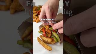 Air Fryer Irish Spice Bag 🍟 #spicebag #airfryer #fakeaway #spicebag #chicken #shorts