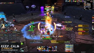 (H) Keep Calm vs Mythic Iron Maidens - Fire Mage / Ele Sham / Brm Monk PoV