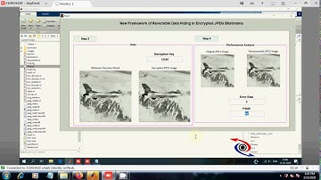 New Framework of Reversible Data Hiding in Encrypted JPEG Bitstreams | Matlab Final Year Project