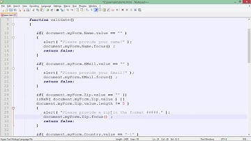 JavaScript - Validations