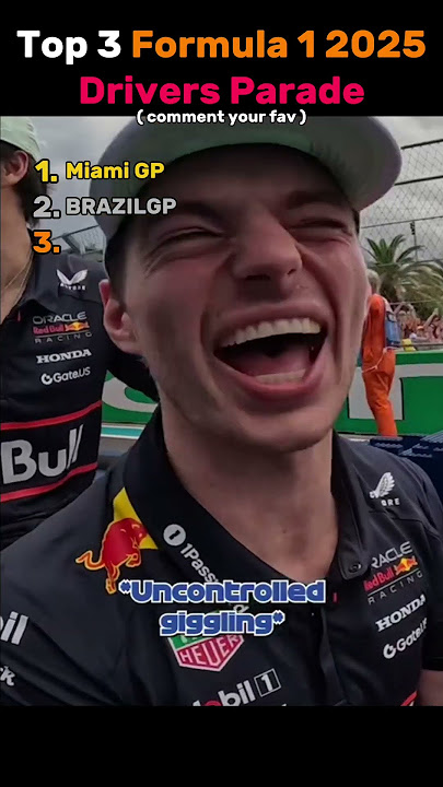 Top 3 F1 2025 BEST Drivers Parade