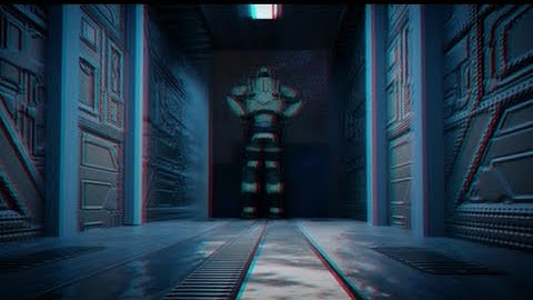 Spaceship corridor in blender (Time-lapse)