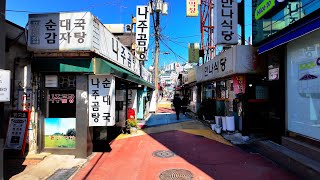 삼선골목시장 산책, Samseon Alley Market •[4k] Seoul, Korea