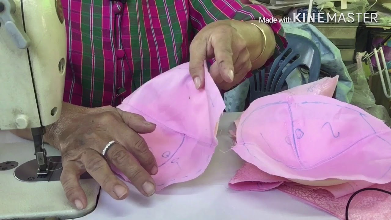 สาธิตวิธีเย็บเสื้อยกทรงโดยอาจารย์วัชรีพรรณ