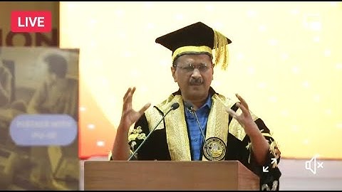 The Convocation ceremony of Guru Gobind Singh Indraprastha University | Arvind Kejriwal || Live