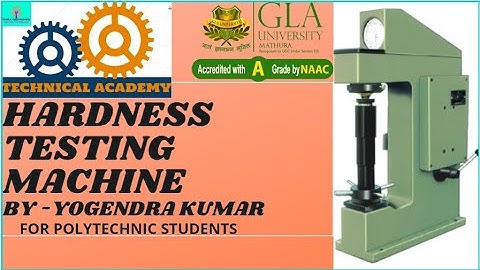 Hardness Testing machine (BHN NO.)