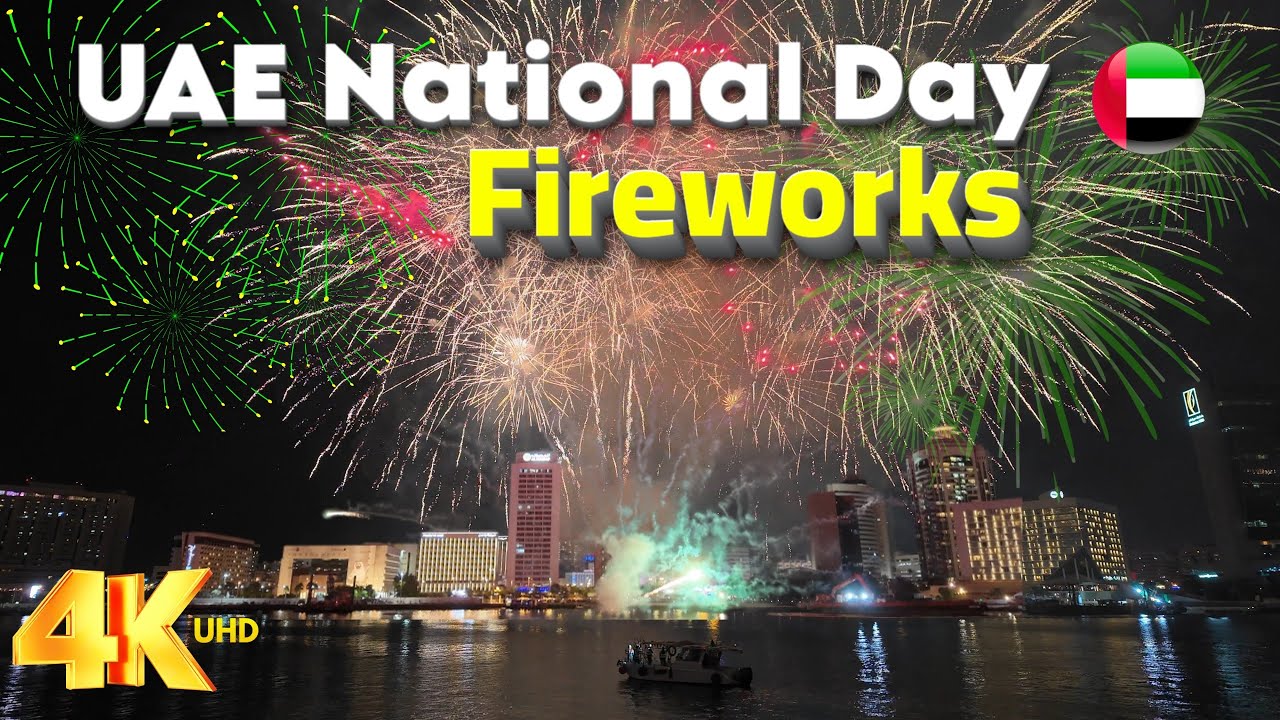 🇦🇪 Celebrate the 53rd UAE National Day with Spectacular Fireworks! 🎆 | Al Seef, Dubai, UAE