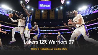 Lakers 127, Warriors 97 - Lakers Take 2-1 Lead | 2023 NBA Playoffs