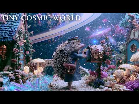 Tiny Cosmic World | Miniature Animals in Space | Fantasy Dreamscape Visual Art 🐰🐻