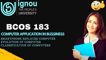 BCOS 183 CHAPTER 1 FOR BCOM, BSCG and BAG STUDENTS IN EASY WAY//BCOS 183 CHAPTER  1