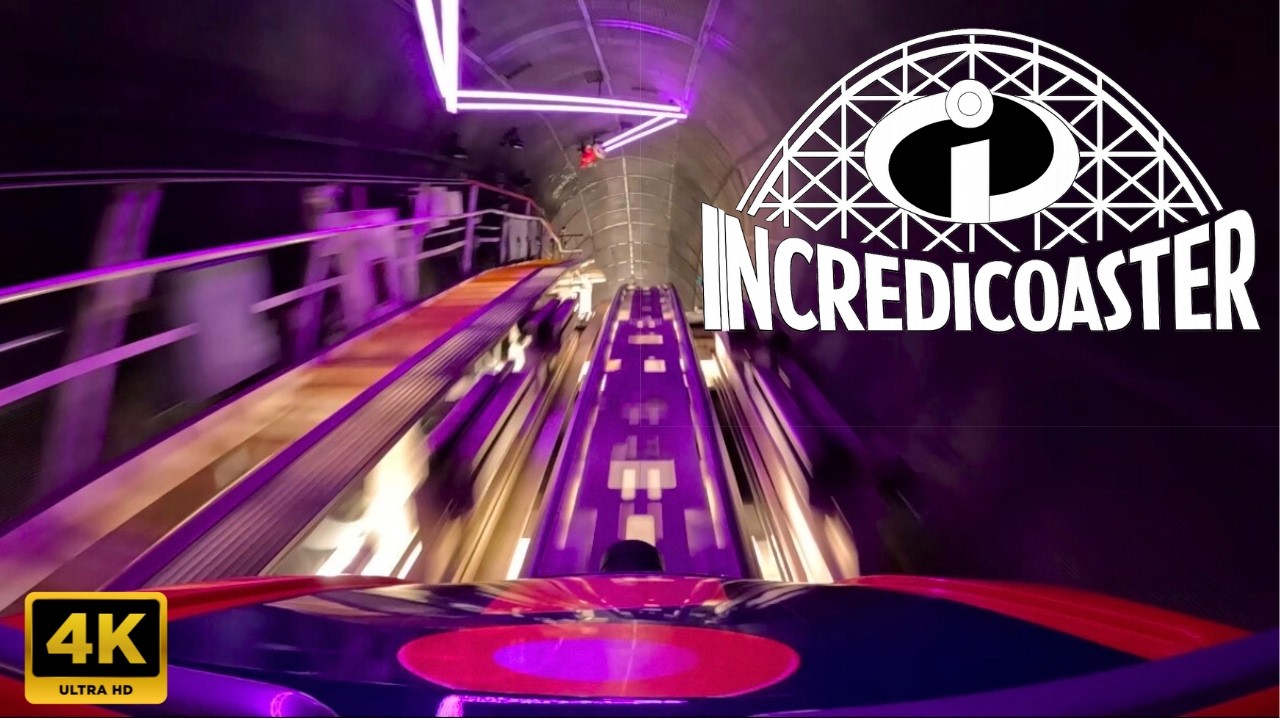 Incredicoaster with BROKEN SPEAKERS?!? on-ride 4k POV! | Disney's ...