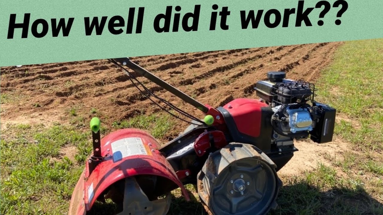 Tilling Our Garden w/ Earthquake Pioneer Tiller