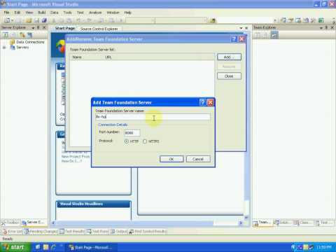 Connecting to Team Foundation Server - YouTube