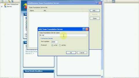 Connecting to Team Foundation Server