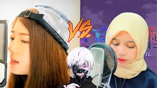 Who is Better ? | Unravel - Tokyo Ghoul OP1 (cover) By Rainych & Raon Lee