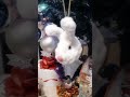 Мягкие кролики для новогодней ёлки