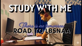 STUDY WITH ME, THERE IS NO TOMORROW (real time/real sound)