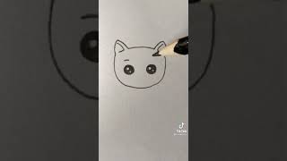 Как нарисовать котика 🐱🐈спасибо за 1 тыс подписчиков ❤🌸