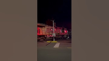 Fast UP Train Knocking Down a Signal