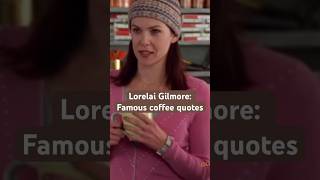Celebrity Coffee in an IV! Lorelai Gilmore, coffee addict. Famous coffee quotes. Wealth