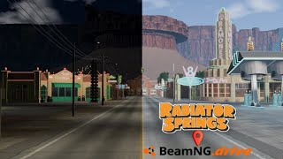 Radiator Springs Map for BeamNG.drive | By BeamNG Black