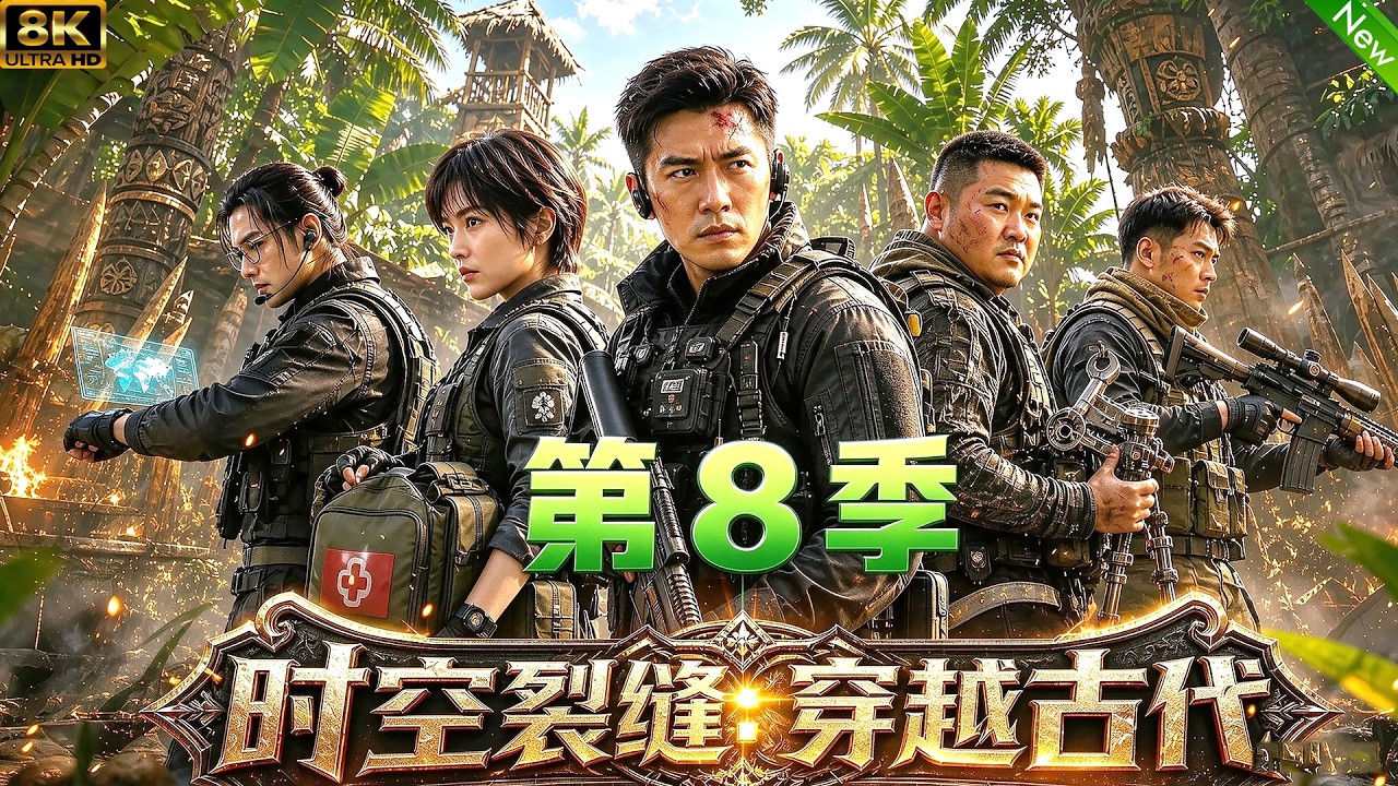 第8季抢先看!📢特殊小队意外坠入时空隧道,穿越到了古代,直接上演现代和古代的文化冲突! #aivideo #穿越