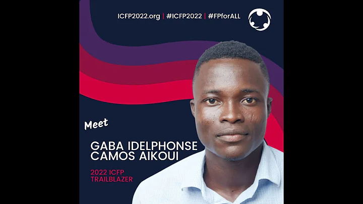 ICFP 2022 Trailblazer Award Winner Gaba Idelphonse Camos