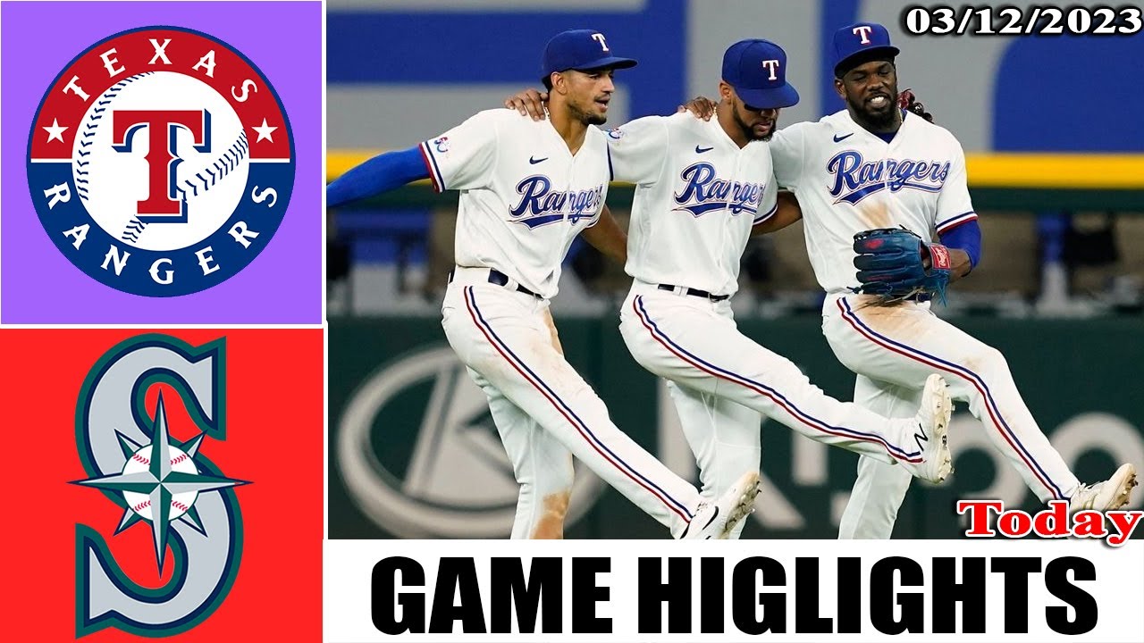 Seattle Mariners vs Texas Rangers FULL GAME HIGHLIGHTS MLB Preseason