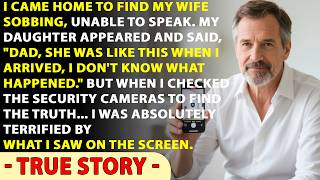 I Came Home And Saw My Wife Crying. My Daughter Didn't Know Why. But When I Checked The Cameras…