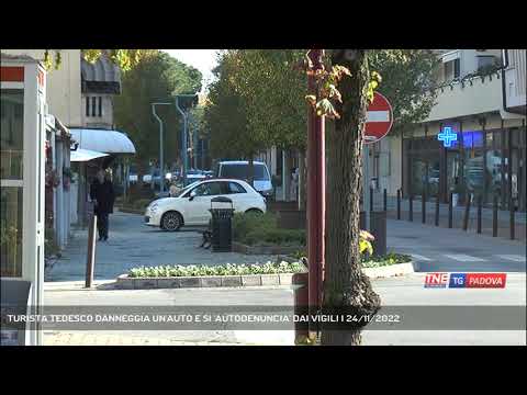 TURISTA TEDESCO DANNEGGIA UN'AUTO E SI 'AUTODENUNCIA' DAI VIGILI | 24/11/2022