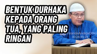 The Lightest Form of Disobedience to Parents