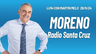 Guillermo Moreno en LU 74 Santa Cruz 30/5/24